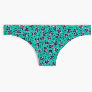 NEW J. Crew Factory Teal and Purple Bikini Bottom